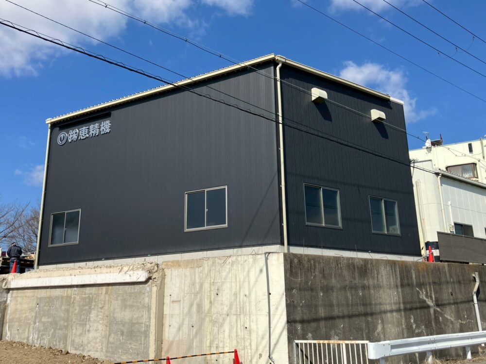 【施工中】恵精機様　新築倉庫02